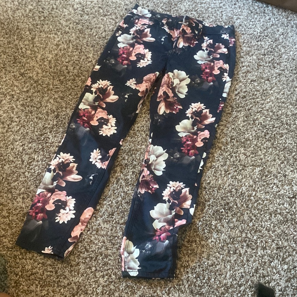 Jen7 floral denim